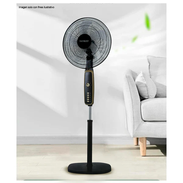 Abanico pedestal Sankey 5 aspas FN-18ST20M - Image 2