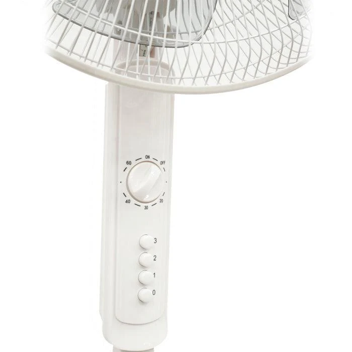 Abanico de pedestal 16" FN-1734 Sankey 3 velocidades color blanco - Image 2