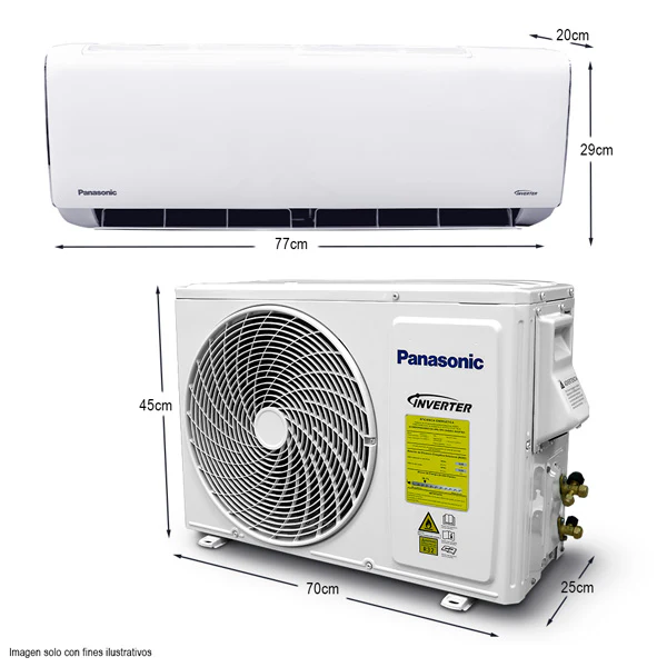 Aire acondicionado 9000BTU CS-YU9AKV-2 split inverter estándar - Image 5