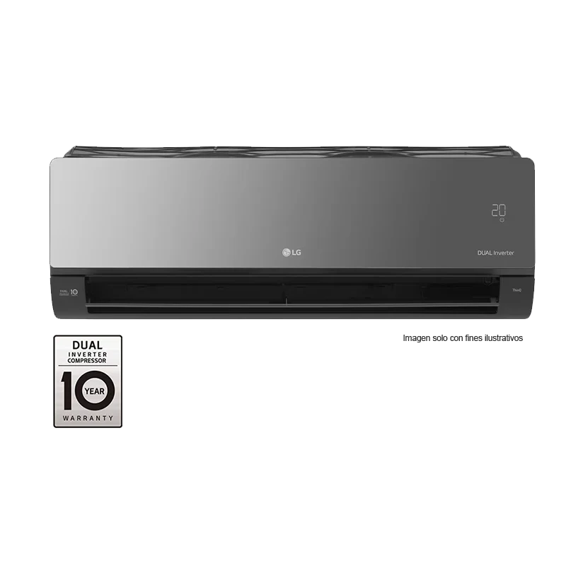 Aire acondicionado Spli inverter | 12000 BTU | VR122C31 LG | compresor Dual inverter 10 años de garantía LG