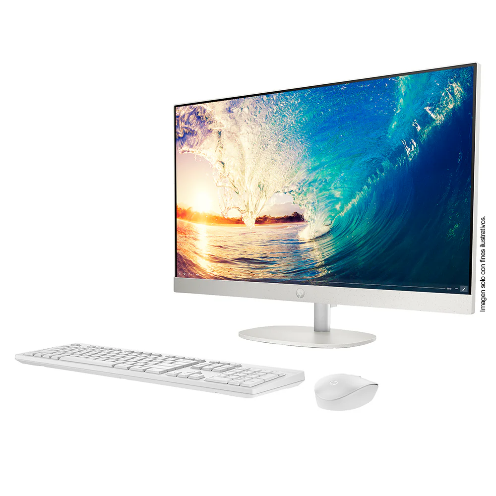 All in One 24-cr0250la, HP AMD Ryzen 5, 8 GB RAM, 512 GB SSD, 23.8" FHD, Windows 11 Home - Image 3