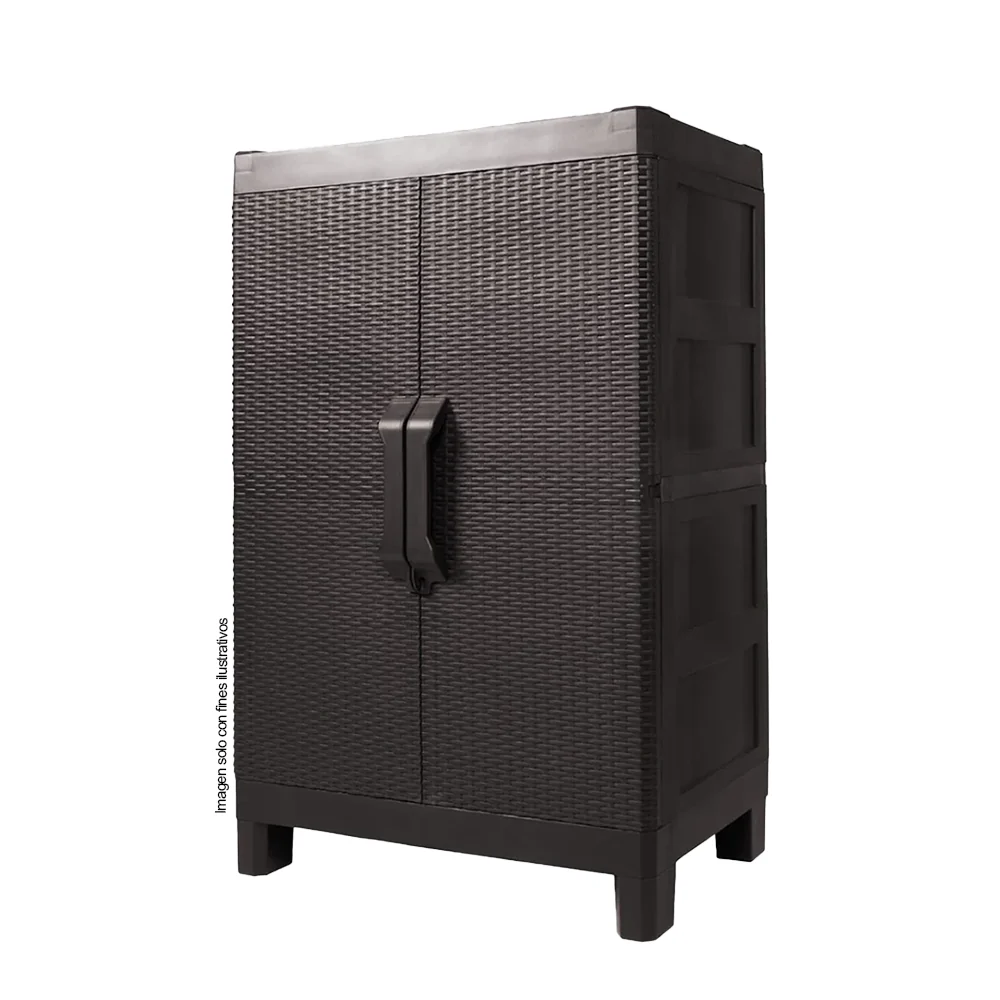 Armario Medium 706-WEN Capri color Gengue, ideal para exterior como interior - Image 2
