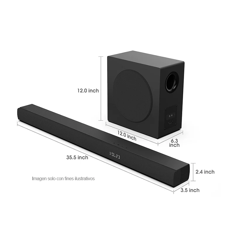 Barra de sonido HS3100 Hisense 3.1CH, SubWoofer 240W - Image 2