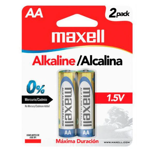 MAXELL BATERIA AA 2PK