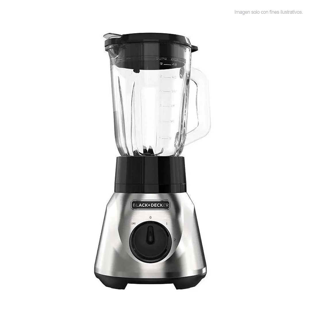 Licuadora 1.5L BL1686-0SDLA Black & Decker 2 velocidades de acero inoxidable