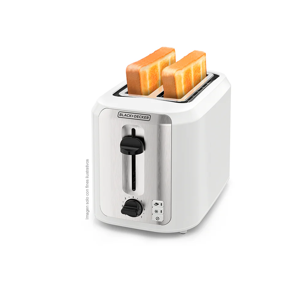 BLACK & DECKER TOSTADORA 850 WATTS TR7827-1WDLA ACERO INOXDABLE RANURAS EXTRA ANCHAS