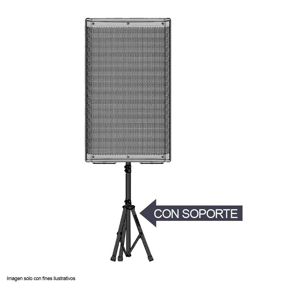 Bocina con amplificador PA15PRO502 Sankey 250W RMS. - Image 2
