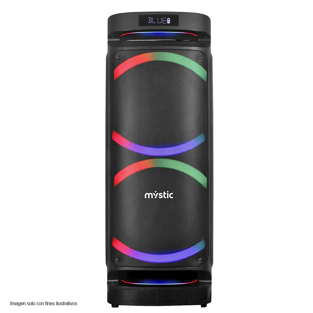 Party mini MY-PAR779 Mystic potencia de 80W RMS Woofer 10" x 2. - Image 3