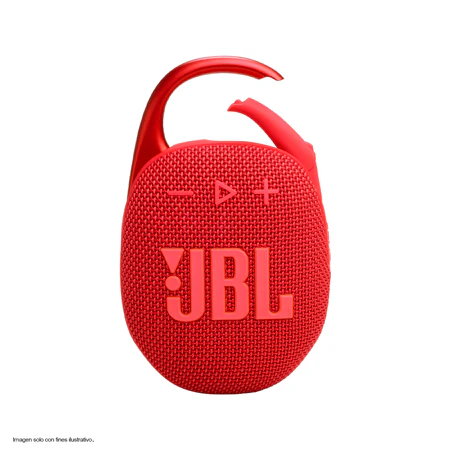 Bocina portátil Clip 5 JBL Bluetooth color roja - Image 4