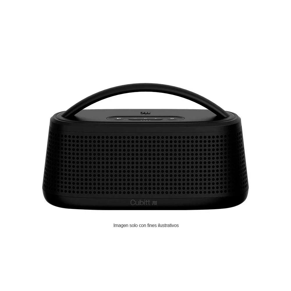 Bocina portátil CT-PWPRO2-1 Cubitt Bluetooth color negro