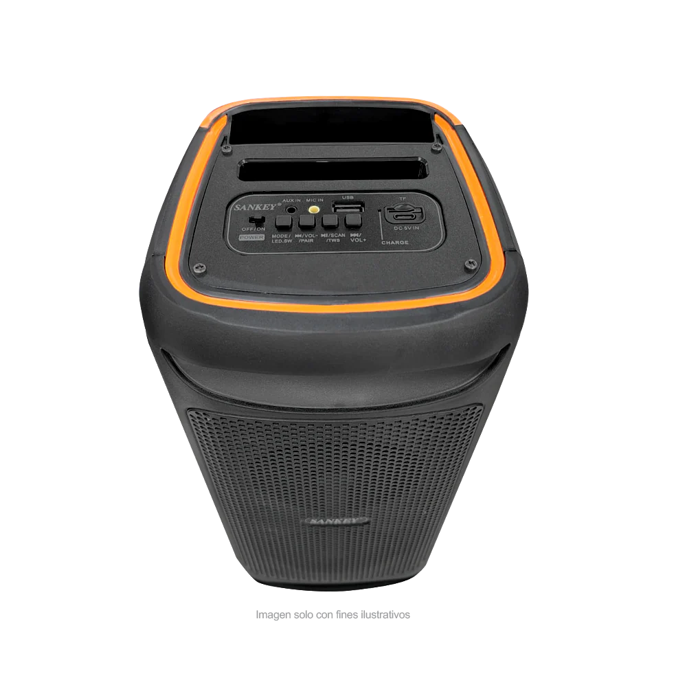 Bocina portátil PA-4DCC86 Sankey, 9W, bluetooth, iluminación LED - Image 3