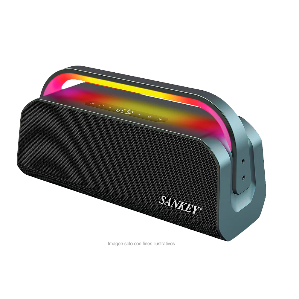 Bocina portátil PA-5DCA73 Bluetooth Sankey, 85W RMS, iluminación LED