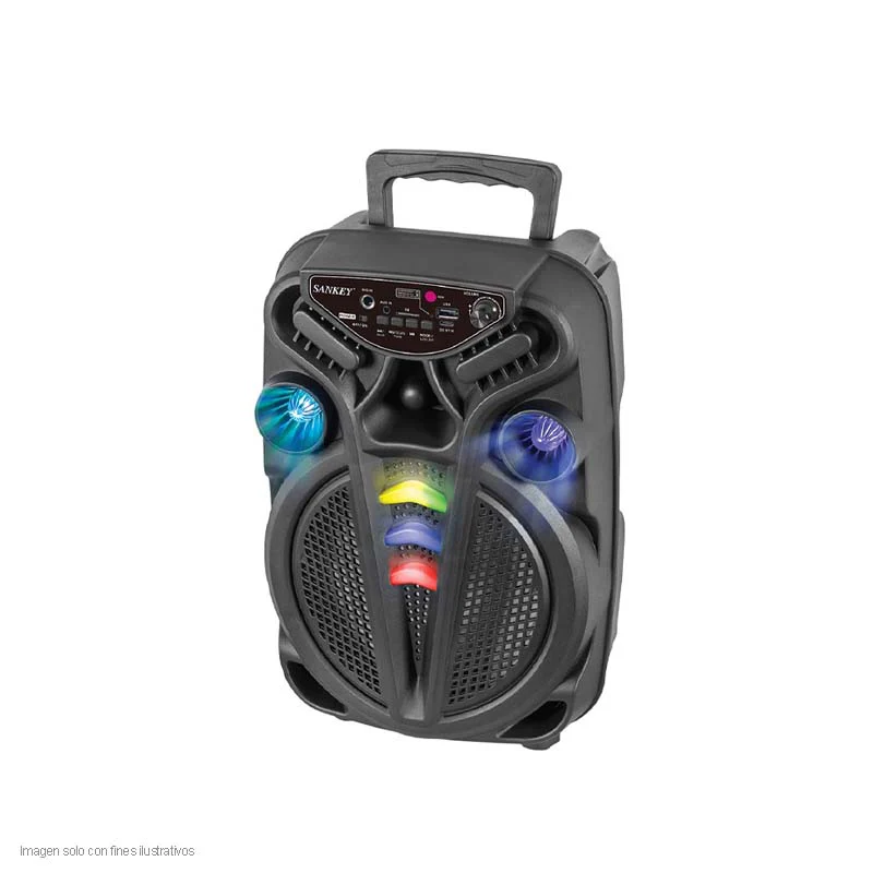 Bocina portátil PA-8DCC001A recargable Sankey 10W RMS