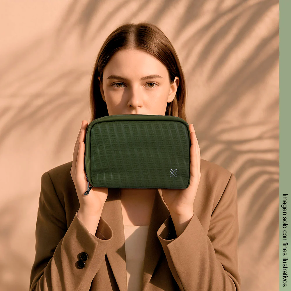 Bolso organizador para accesorios tecnológicos KTO-750  Klip color verde oscuro - Image 2