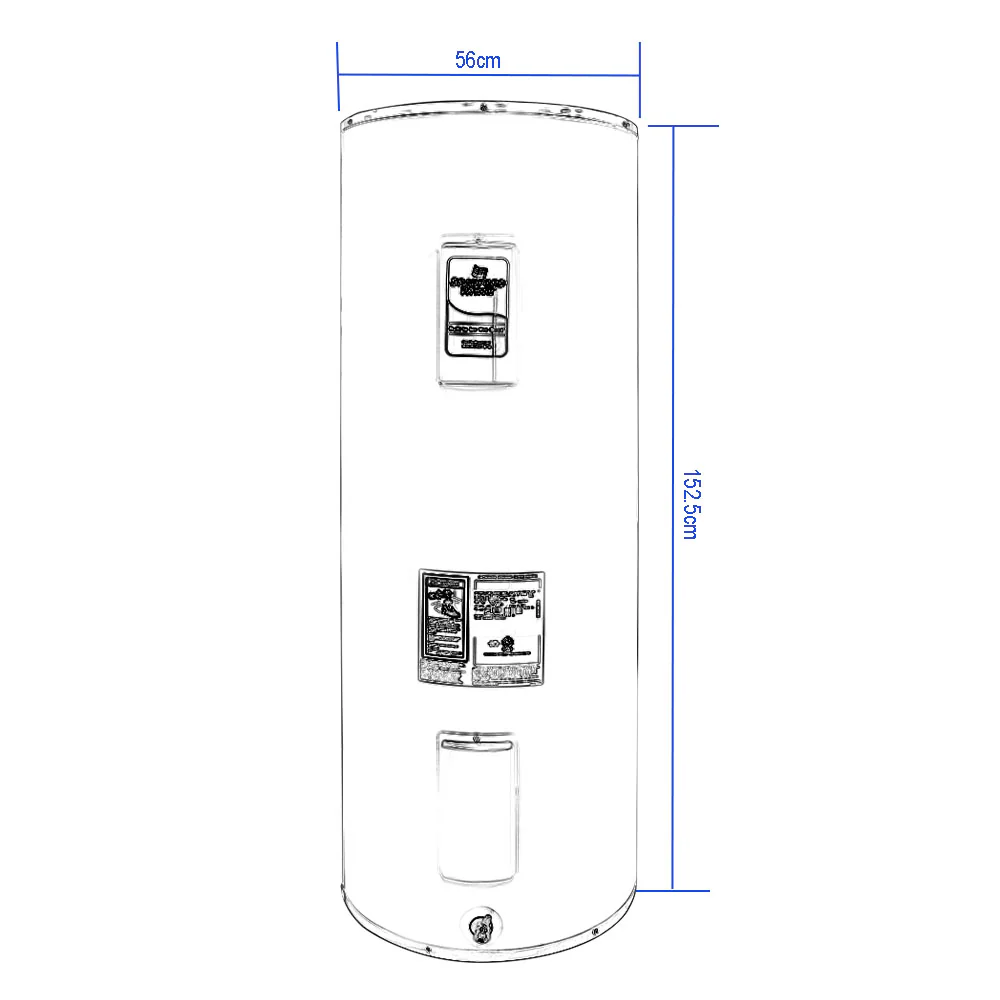 Calentador de agua de tanque eléctrico RE265T6-1NCWW-EXP 65gls 4.5KW/240V/1PH - Image 2