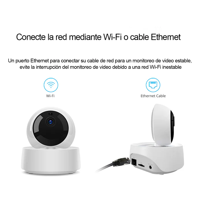 Cámara de seguridad 360° sensor&sirena GK200 wifi SONOFF - Image 4