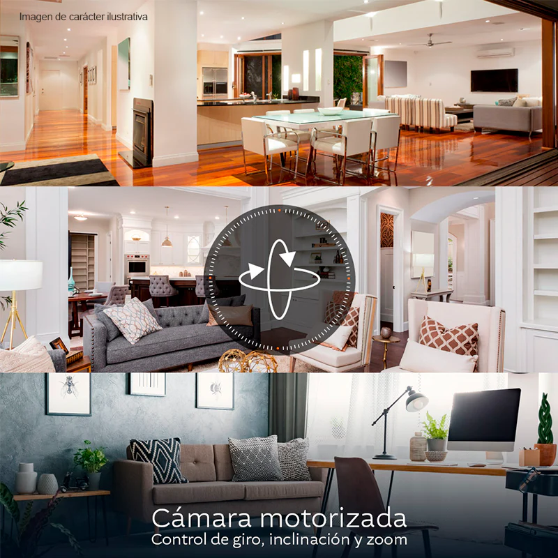 Cámara inteligente NHC-IP11 2PK motorizada Wi-Fi – interior con cable, Nexxt Home - Image 4