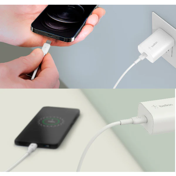 Cargador de pared BELKIN 25w USB-C PD PPS (APPLE - SAMSUNG) - Image 2