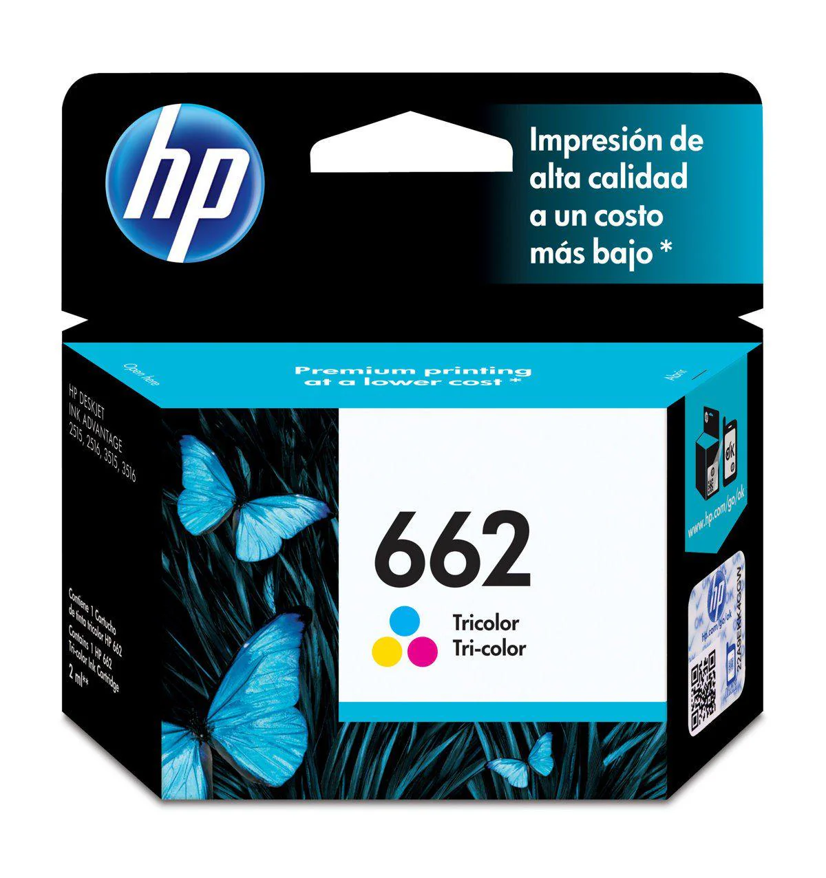 Tinta Cartucho Color HP 662 - Image 2