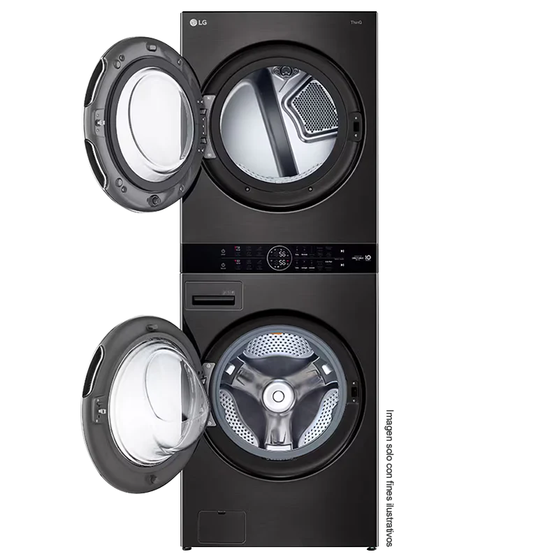 Centro de lavado a gas 25kg | WK25BS6 LG | panel central táctil | INVERTER DD | tecnología Smart ThinQ - Image 2
