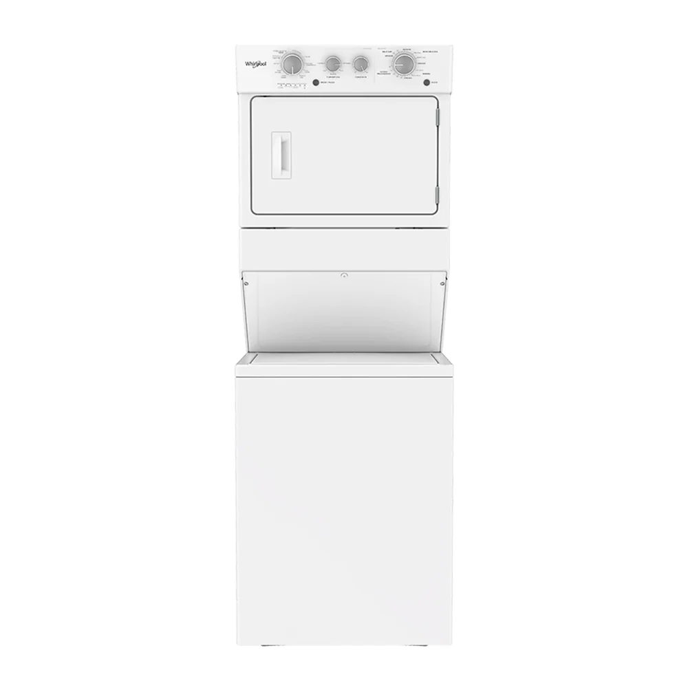 Centro de lavado a gas 20kg Whirlpool 7MWGT4027HW color blanco, canasta de acero porcelanizado - Image 3