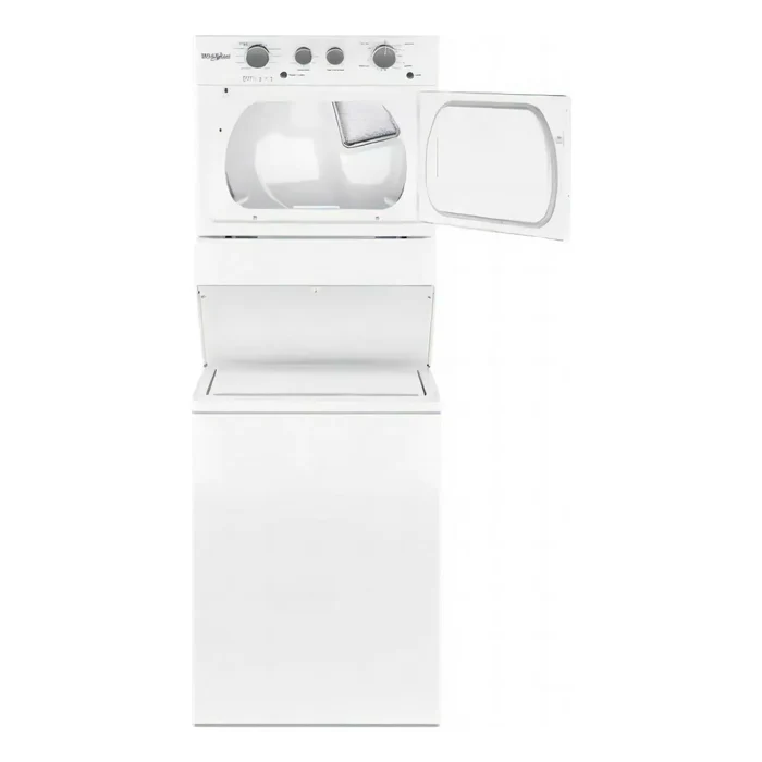 Centro de lavado a gas 20kg Whirlpool 7MWGT4027HW color blanco, canasta de acero porcelanizado - Image 4