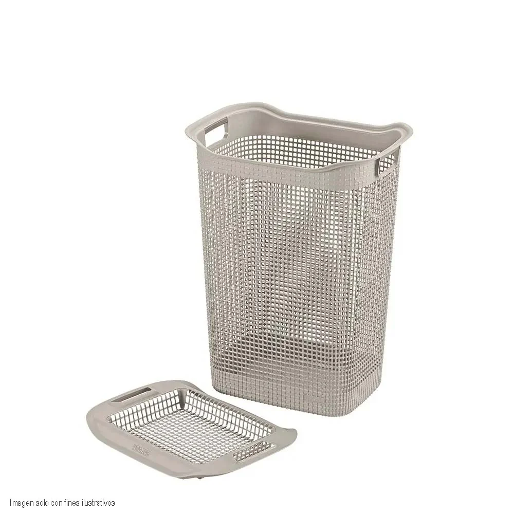 Cesta para ropa 11784-XP Rimax Linum Taupe color beige - Image 2