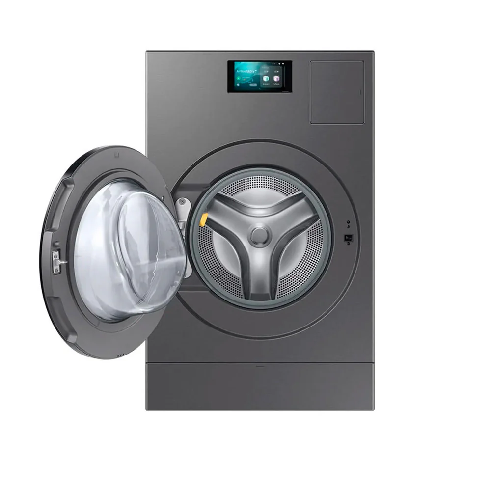 Lavadora y secadora WD26DB8995BZAP eléctrica 26kg de lavado y 15 kg de secado Samsung de carga frontal color gris - Image 6