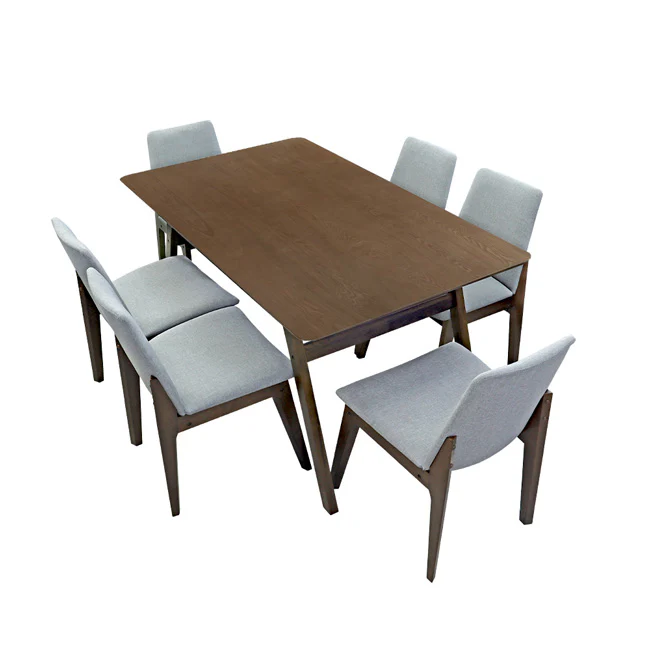 Comedor de 6 puestos DN02925/26 rectangular madera - Image 2