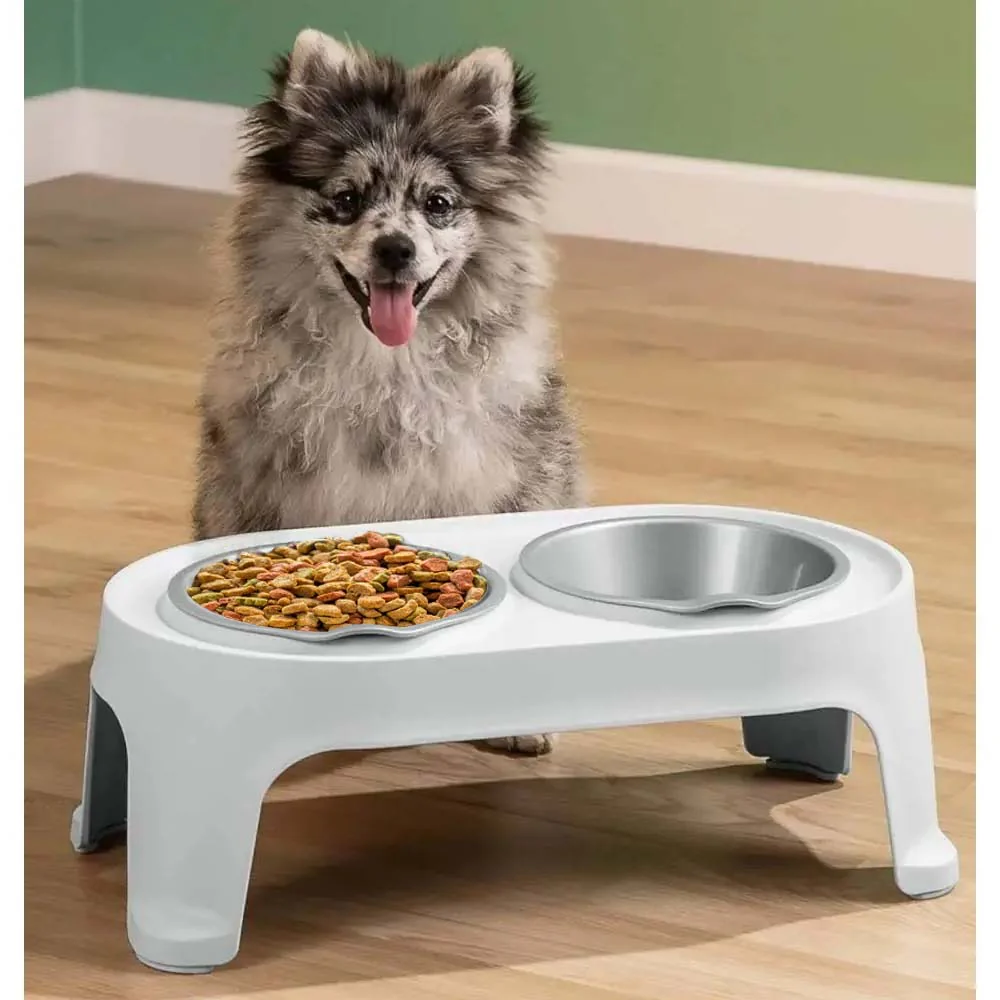 Comedor para perro 13825-XP razas medianas color gris mate - Image 3