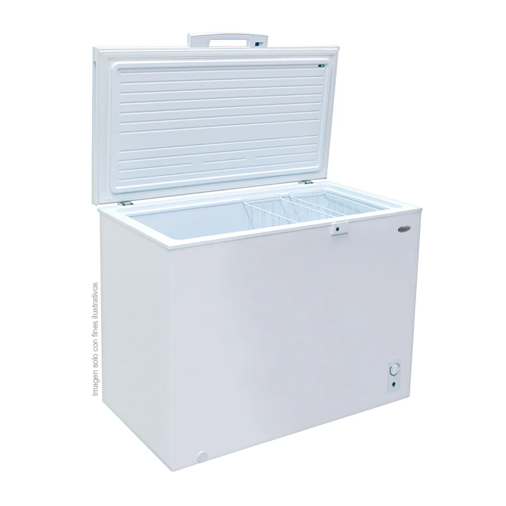 Congelador horizontal 11pc RFC-1180, Sankey color blanco canasta divisora