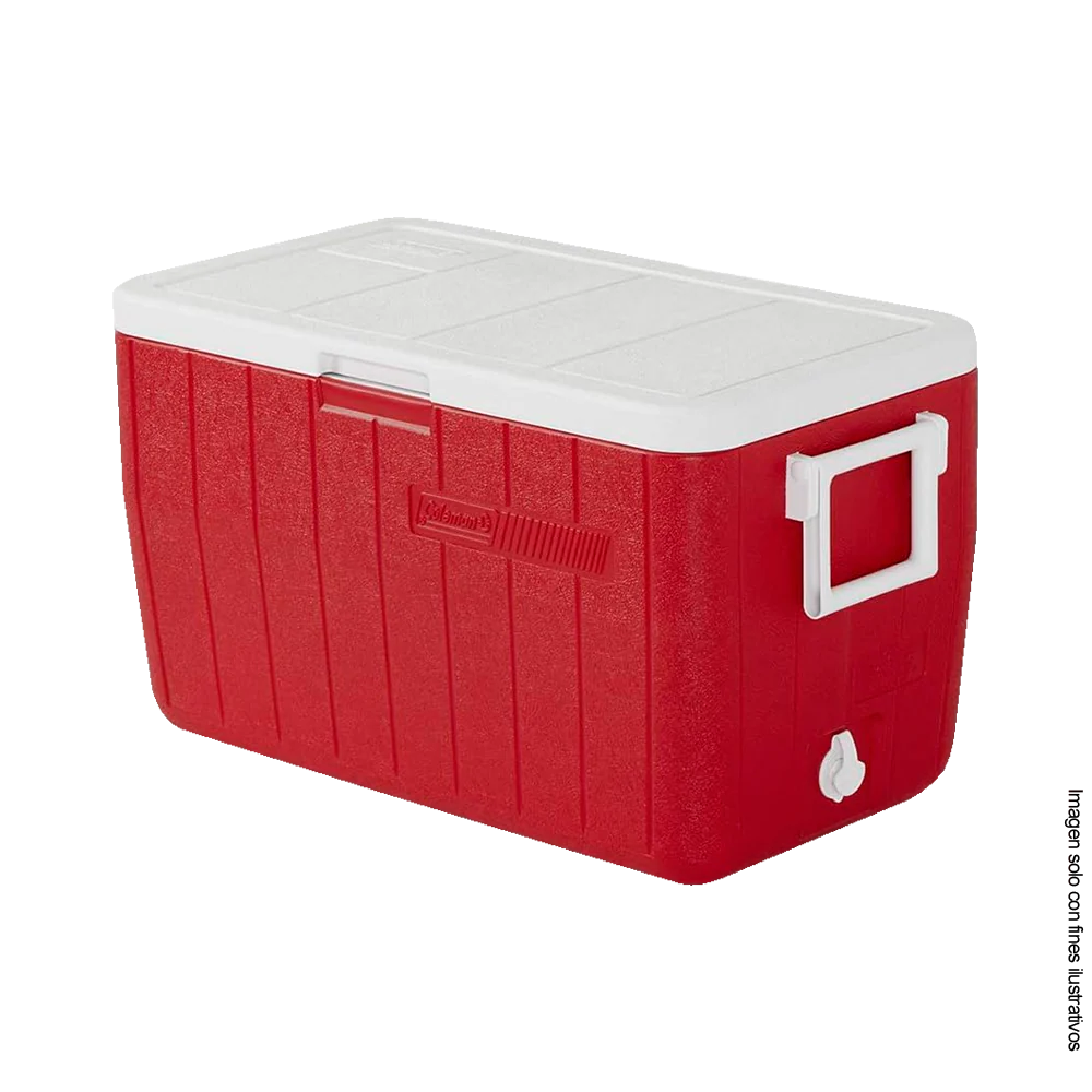 Hielera 48Qts color rojo C004 / 3000000154 Coleman