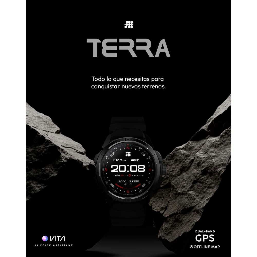 Smartwatch, pantalla AMOLED de 1.48” CT-TERRA1 Cubitt color negro - Image 5