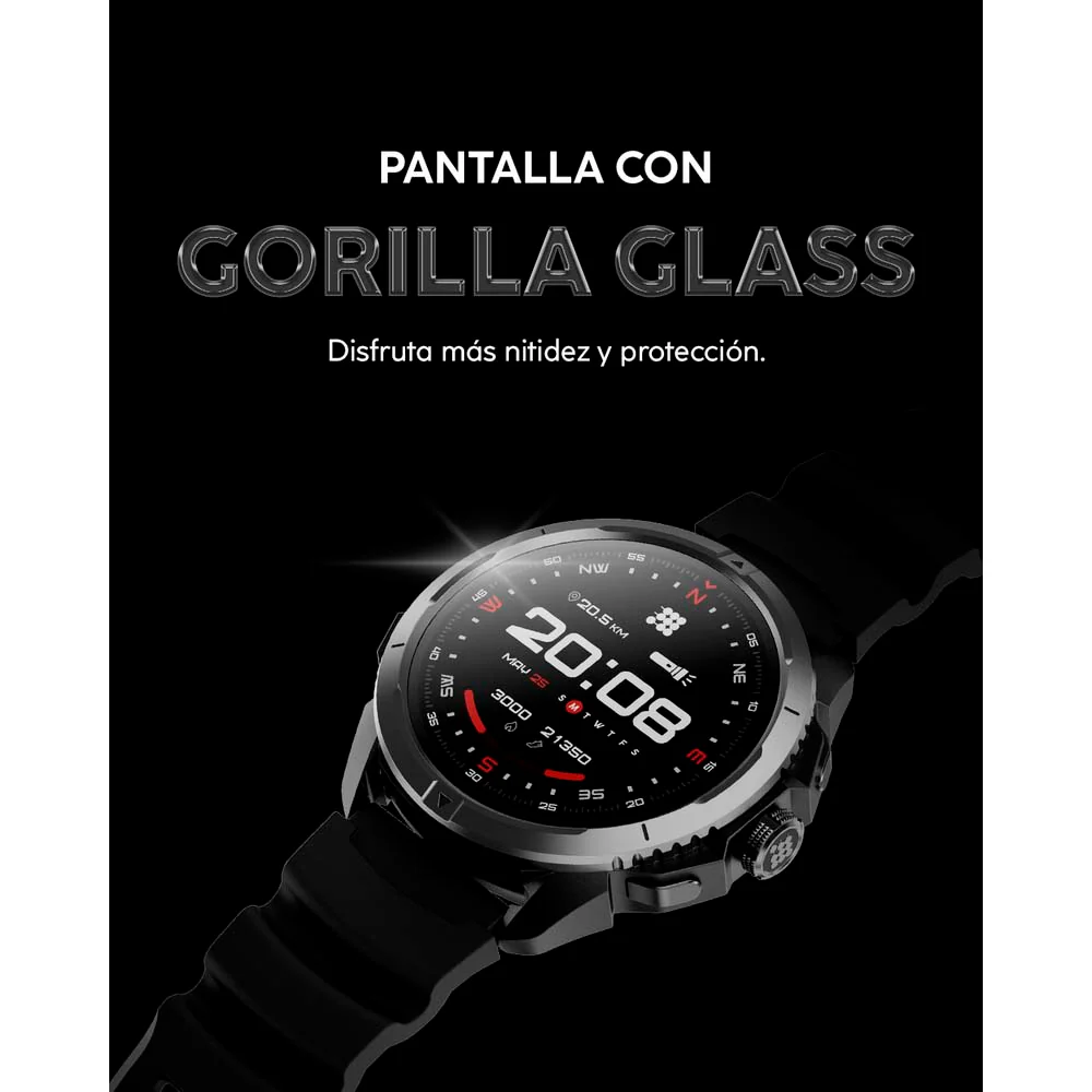 Smartwatch, pantalla AMOLED de 1.48” CT-TERRA1 Cubitt color negro - Image 6