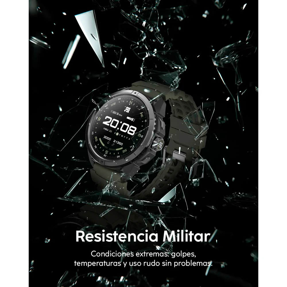 Smartwatch, pantalla AMOLED de 1.48” CT-TERRA1 Cubitt color negro - Image 7