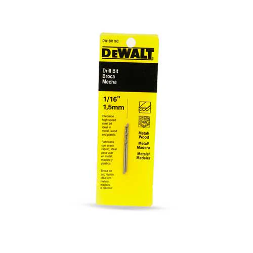 DEWALT BROCAS METAL 1/16