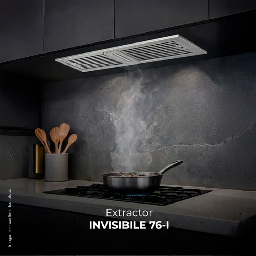 Extractor de grasa empotrable 74,8cm, modelo Invisible 76-I Drija, acero inoxidable, extracción de 650MCH, voltaje 120V-60Hz - Image 3