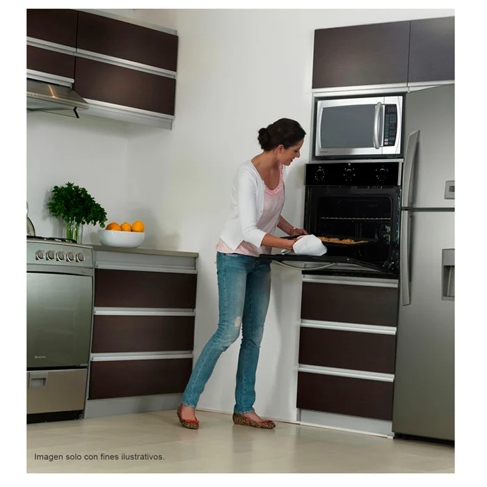 Horno empotrable 24" a gas Europa 60 Drija color negro 110v - Image 3