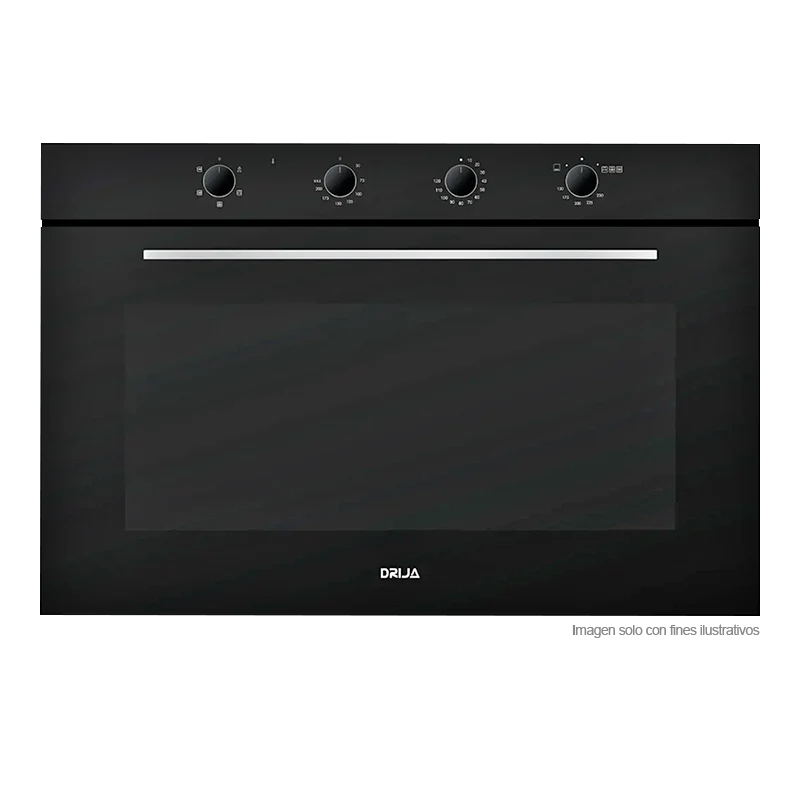 Horno empotrable 90 Gas Grill NORTEAMERICA 90 Drija,  Dual true convección, capacidad 135 litros