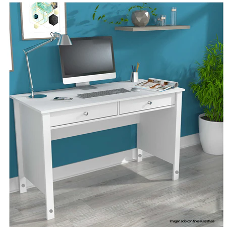 Escritorio ES7903 color blanco acabado elegante - Image 2