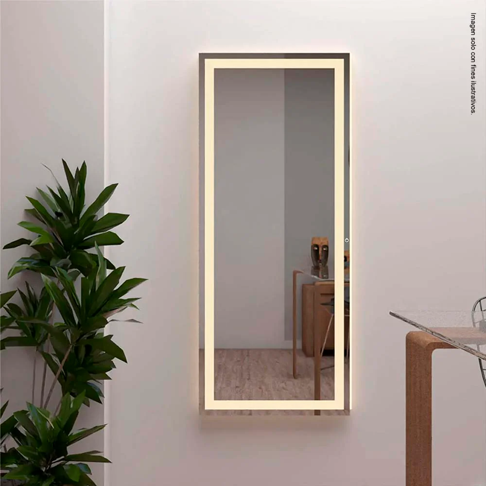 Espejo rectangular Tavira LED + Touch ET40104LT