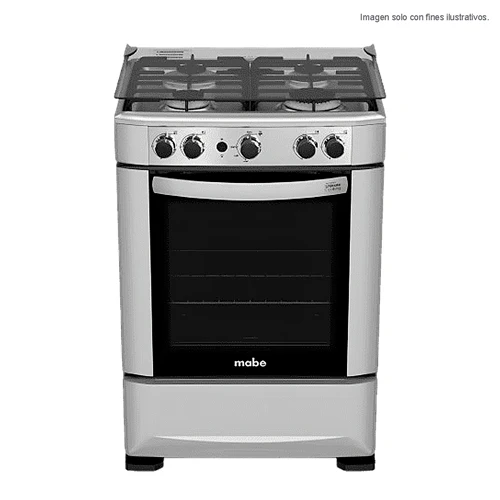 Estufa a gas 24" EMA6030SG0 Mabe 4 quemadores encendido electrónico