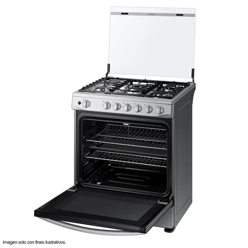 Estufa a gas 30" 5 quemadores NX52T7522LS/AP Samsung de acero inoxidable triple quemador - Image 3