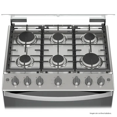 Estufa de 30 a gas LWFR5200 cubierta de acero inoxidable Whirlpool - Image 2