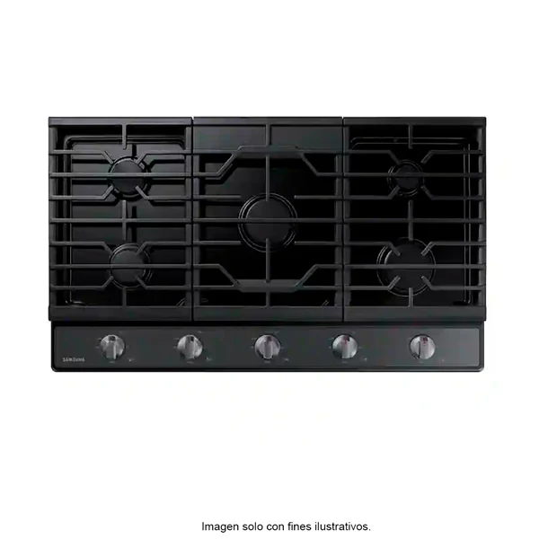 Estufa de 36" empotrable a gas acero inoxidable negro NA36R5310FS/AA Samsung - Image 3