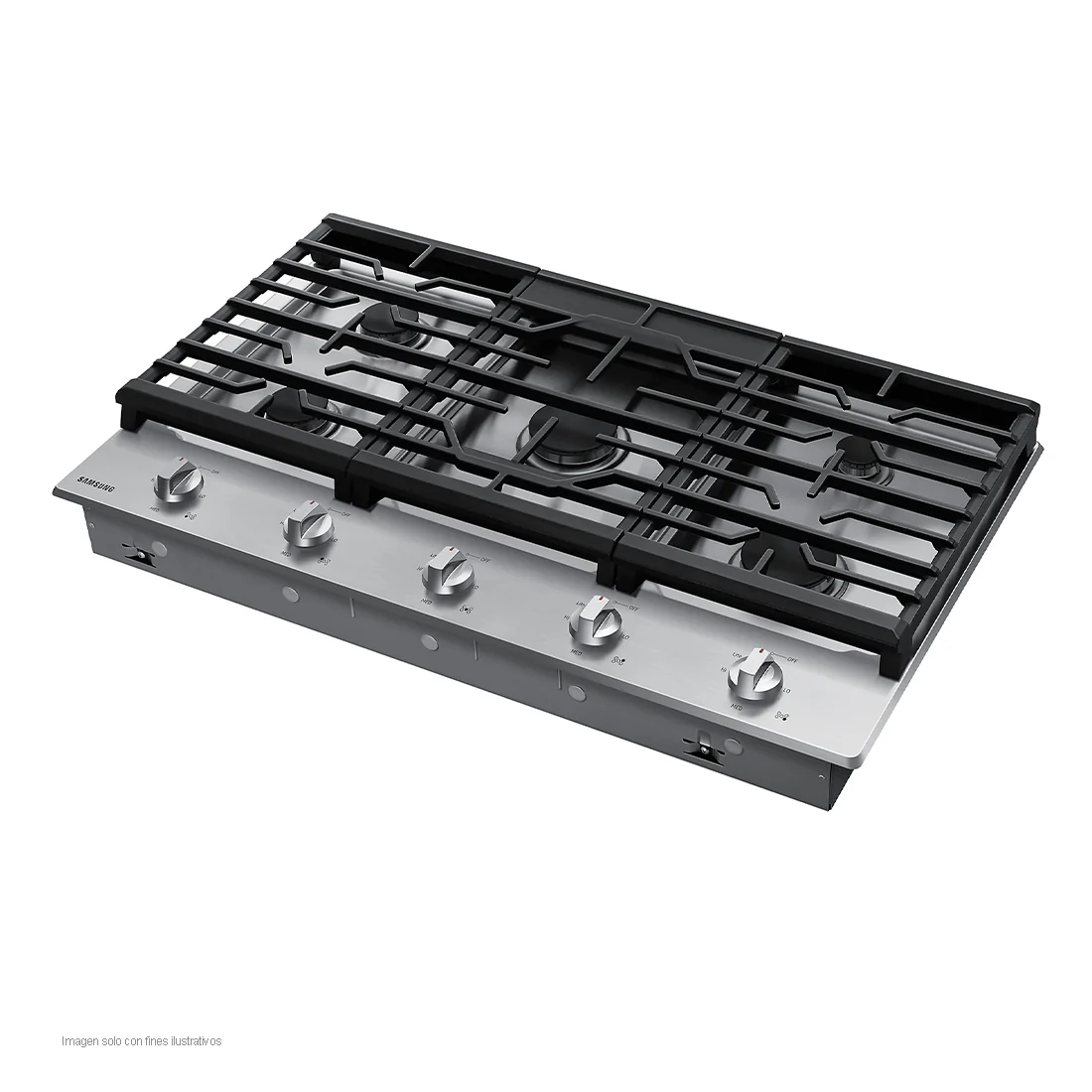 Estufa de 36" empotrable a gas acero inoxidable negro NA36R5310FS/AA Samsung - Image 8