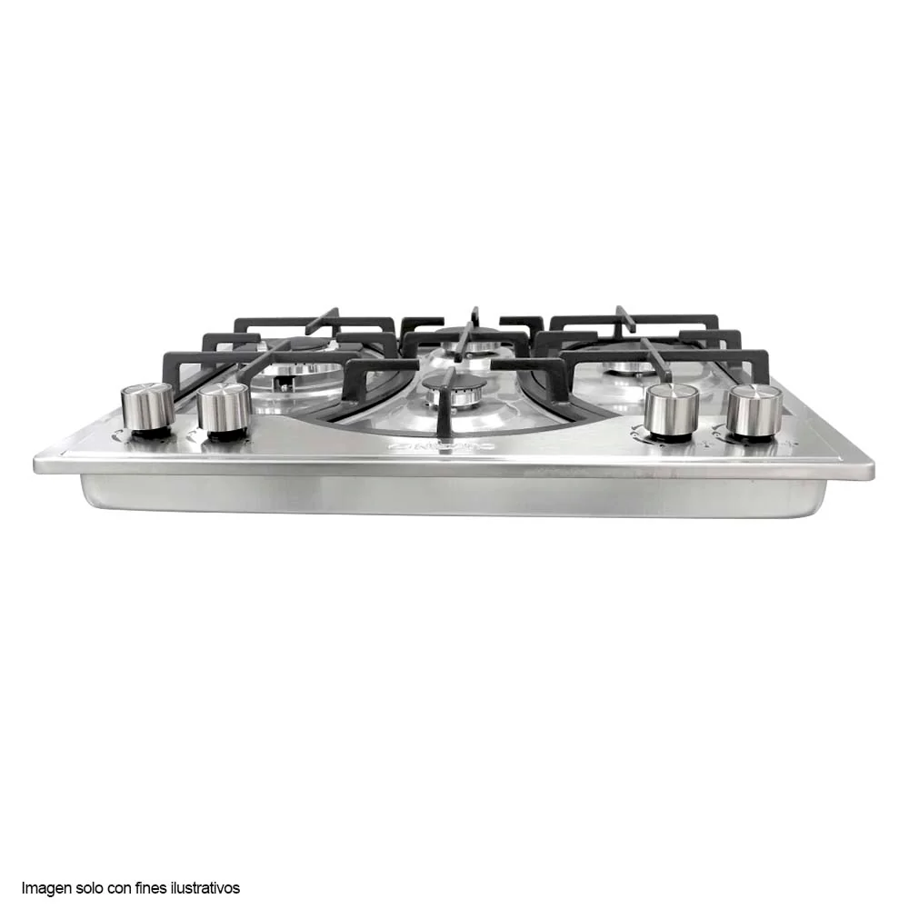 Estufa empotrable a gas de 24" NPCT-24PROKD Nisato, 4 quemadores acero inoxidable - Image 2