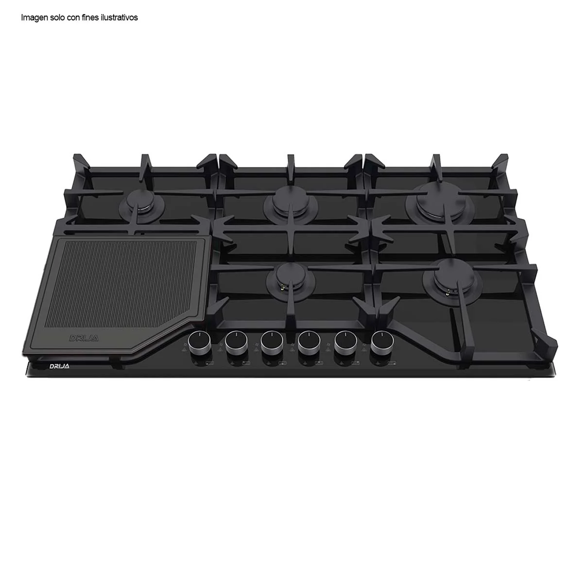 Estufa a gas empotrable de 36" Toscana 91 DRIJA 6 quemadores (SABAF) - Image 2