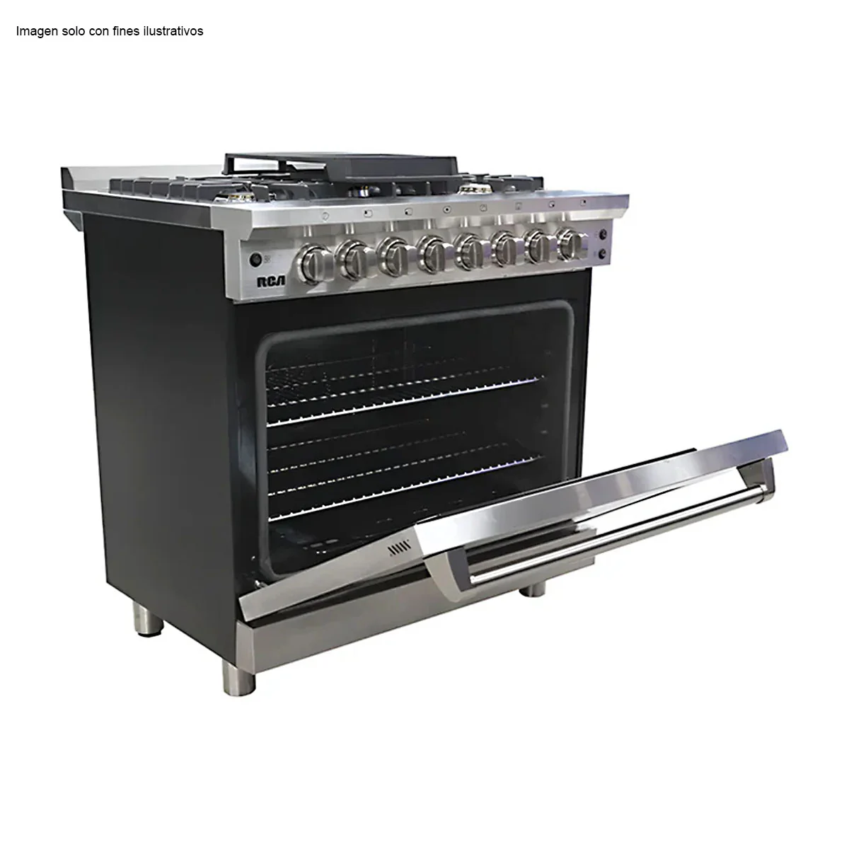 Estufa industrial de 36" RCCC960 Serie ICON RCA de 5 quemadores Horno XL - Image 2