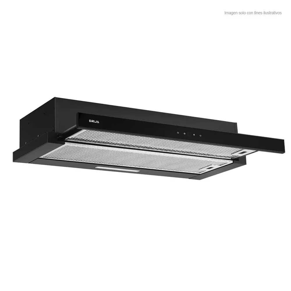 Extractor de grasa retráctil Touch 90 Drija empotrable 3 volicidades 2 filtros - 89.8cm